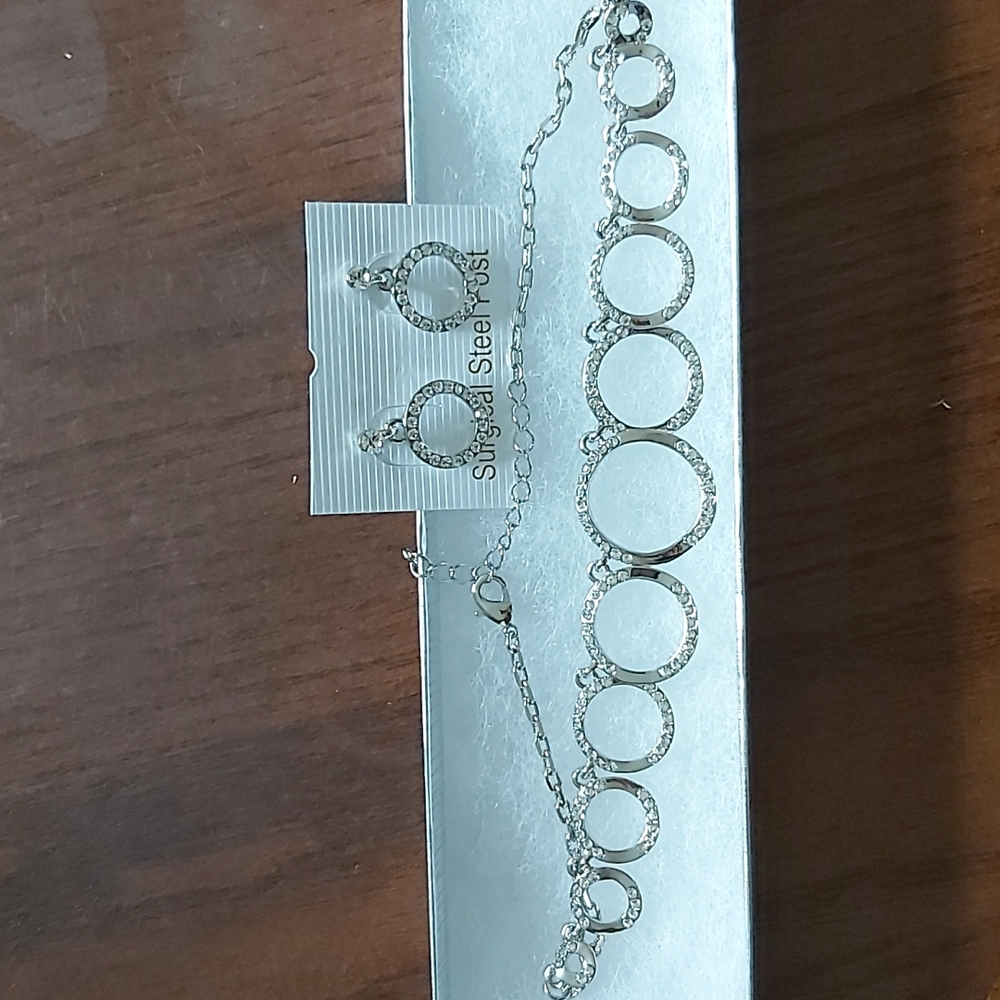 Surgical steel costume jewelry set